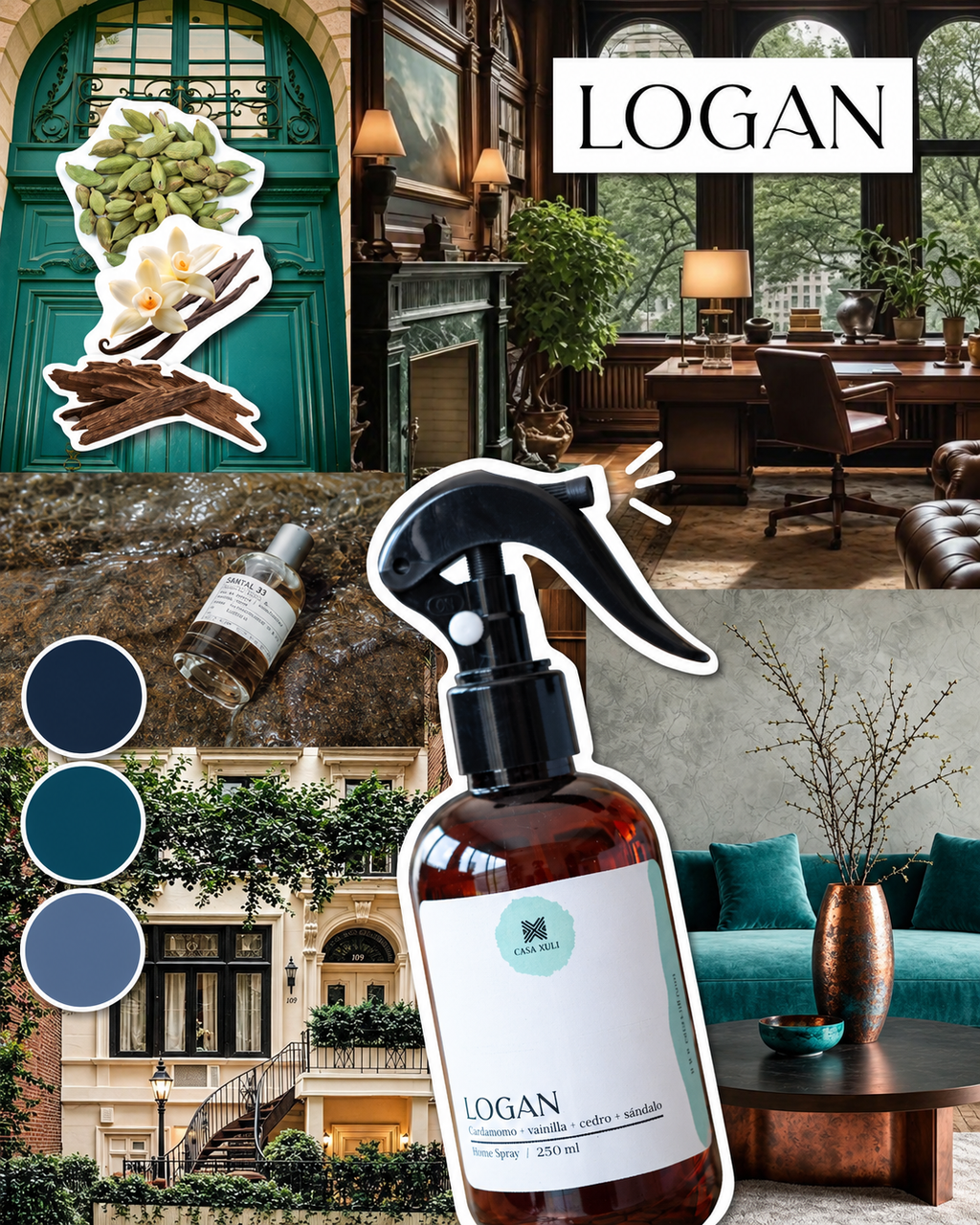 Home Spray "Logan" (inspirado en Santal33)
