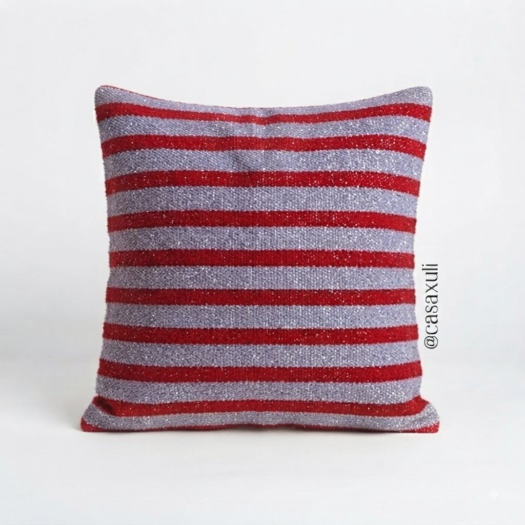 Funda cojín "Candy Cane"