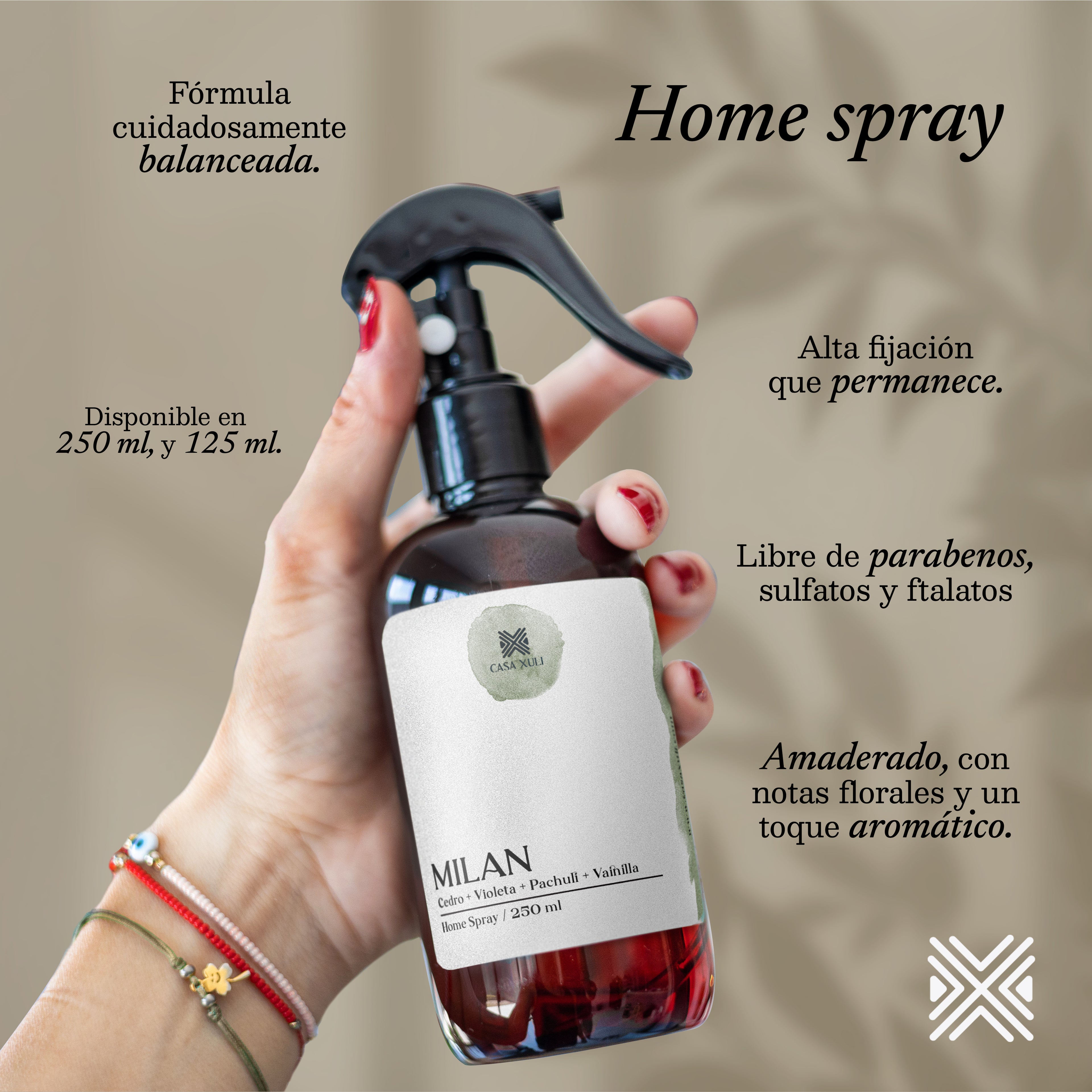 Home Spray "Milán" (inspirado en librerías Gandhi)