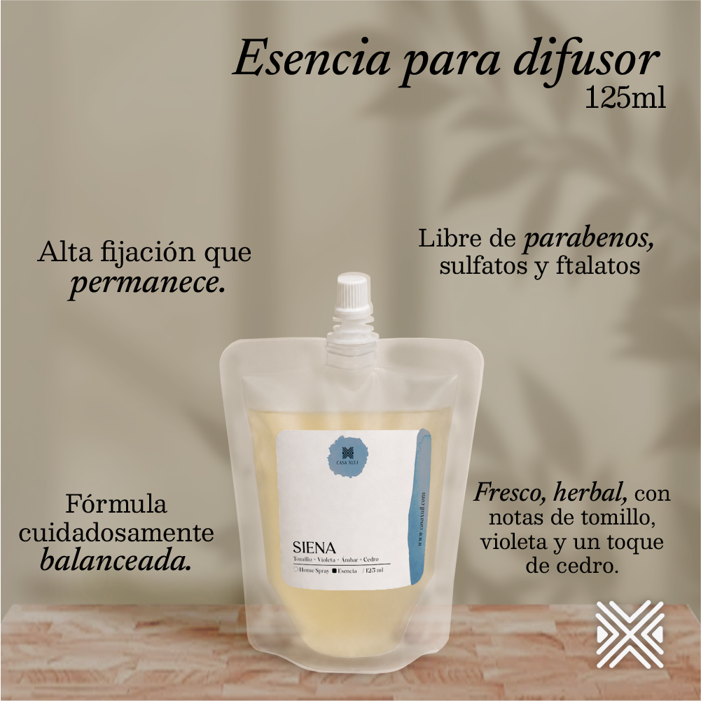 Esencia para difusor "Siena" (inspirado en hotel "Vidanta")