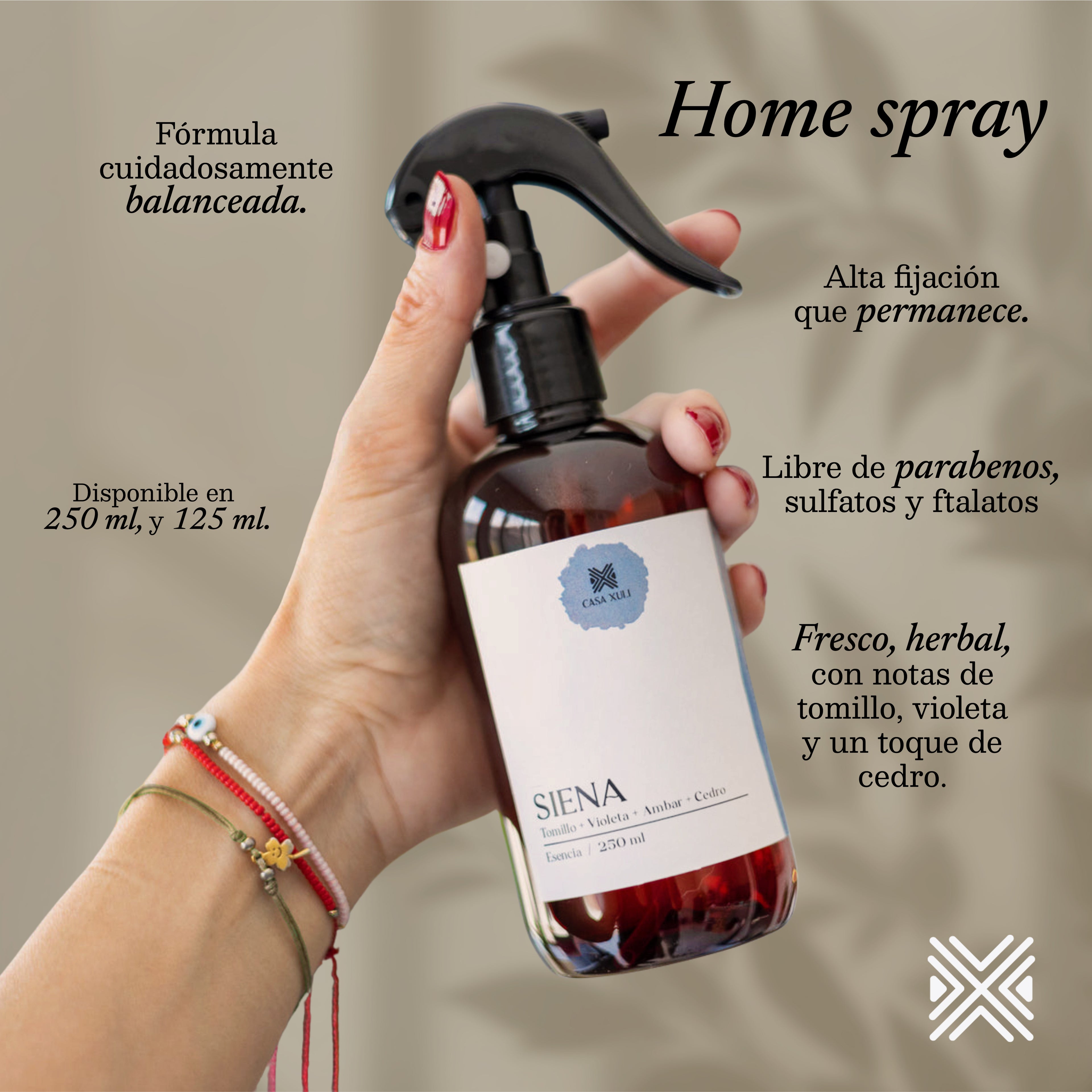 Home Spray "Siena" (inspirado en hotel "Vidanta")